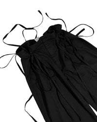 ADJUSTABLE COTTON PANTS BLACK-EGNARTS-APOC STORE