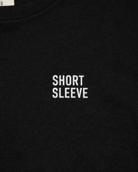 Short Sleeve Logo Long Sleeve (Black)-EGNARTS-APOC STORE