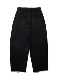 Wide-leg Trousers Black-Woojun Jang-APOC STORE