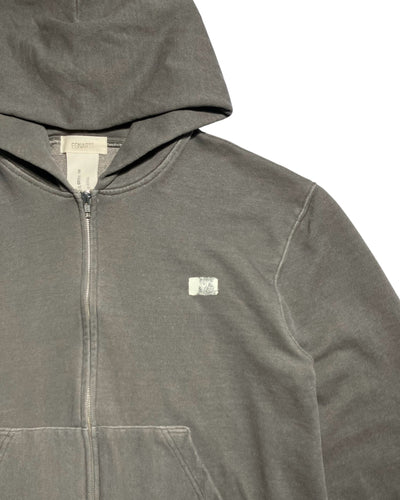 Cut off Hoodie Zip-up (Gray)-EGNARTS-APOC STORE