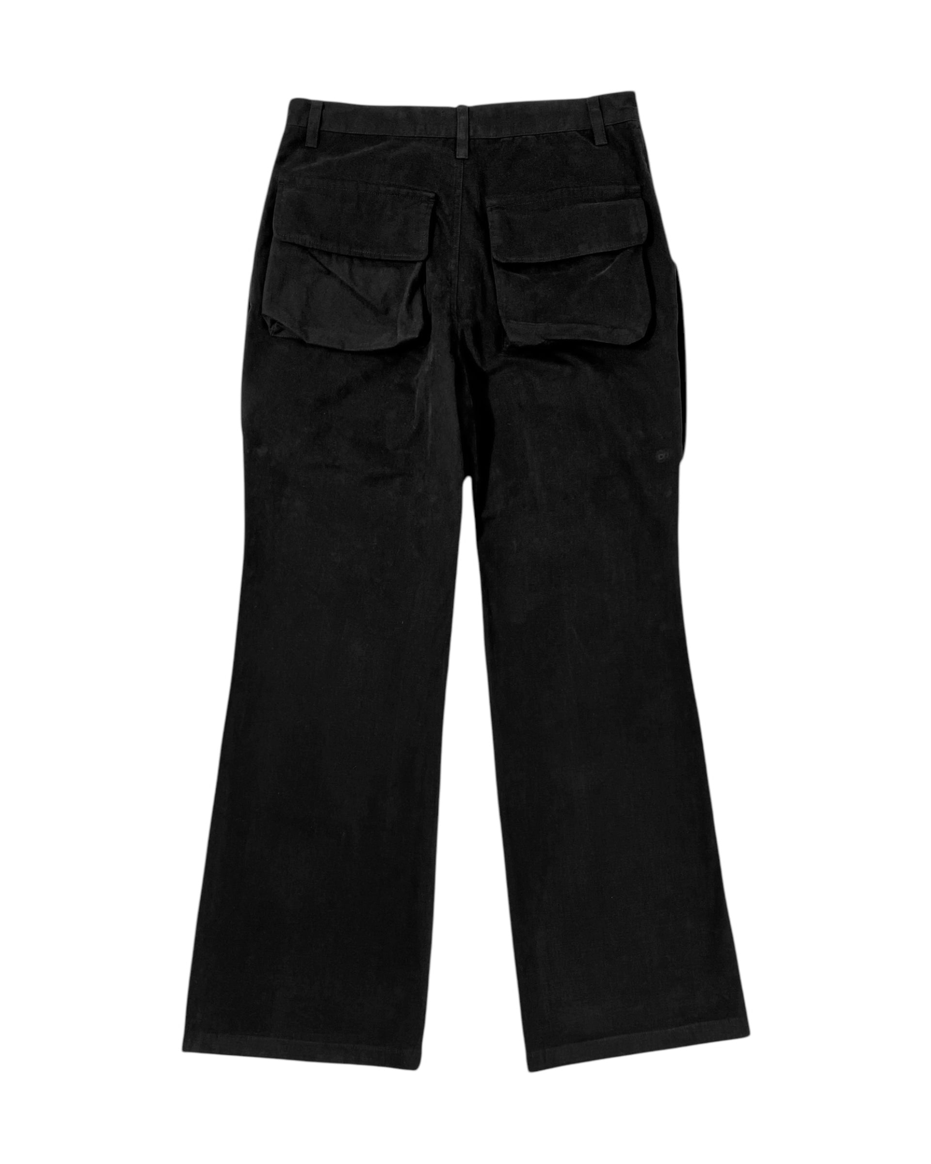 HIDDEN CARGO POCKET PANTS BLACK-EGNARTS-APOC STORE