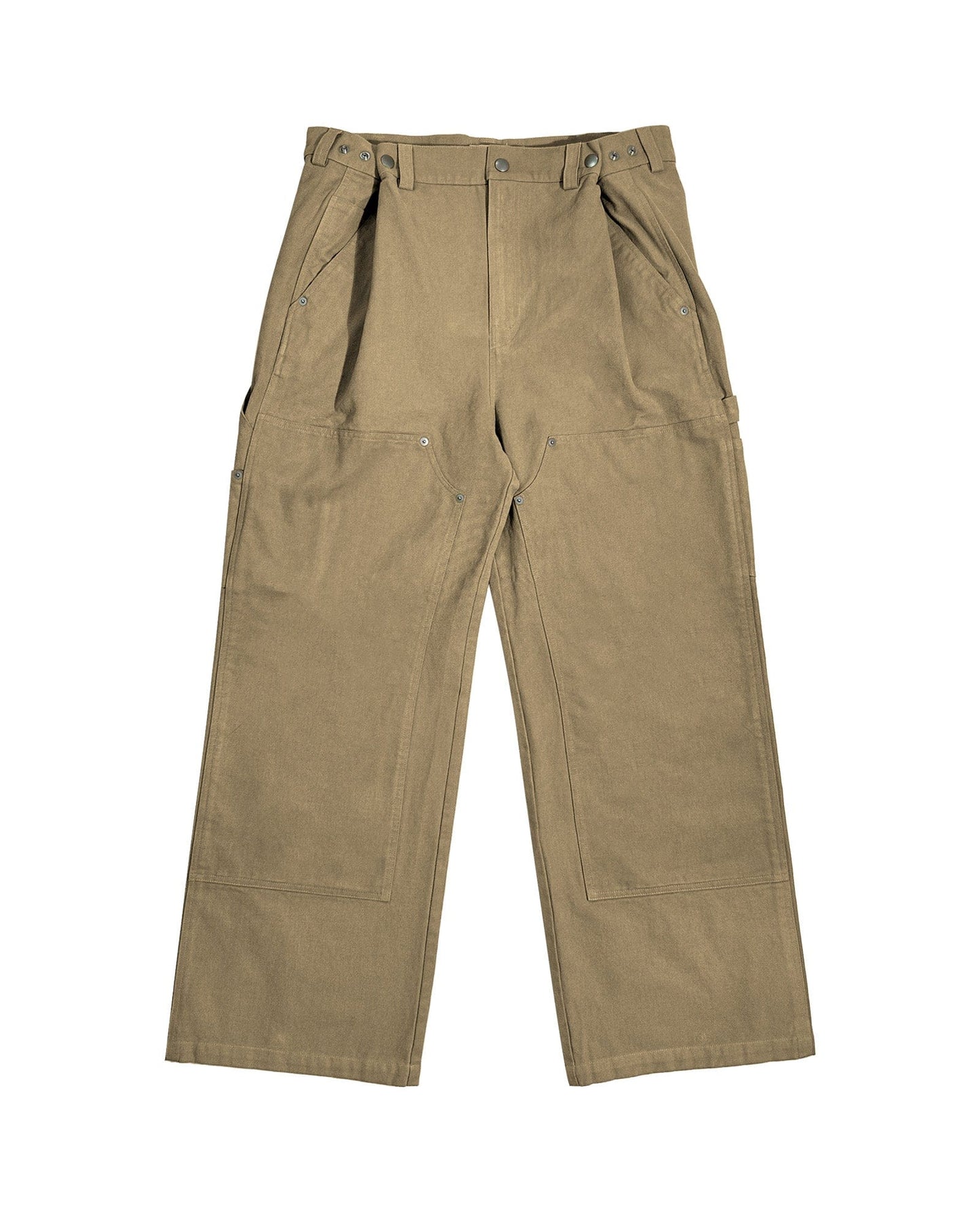 Beige Adjustable Pants-EGNARTS-APOC STORE