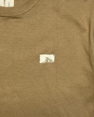 Cut off T-shirts (Beige)-EGNARTS-APOC STORE