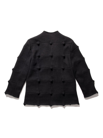 Spiked Jacket Black-Woojun Jang-APOC STORE