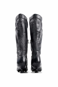 Boxing High Heel Boots Black-EMPTY BEHAVIOR-APOC STORE