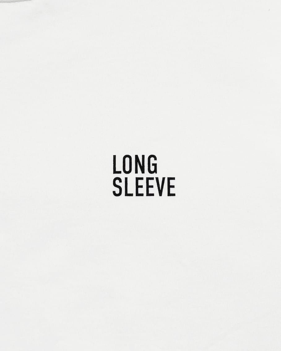 Long Sleeve Logo Short Sleeve (White)-EGNARTS-APOC STORE