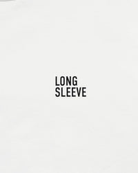 Long Sleeve Logo Short Sleeve (White)-EGNARTS-APOC STORE