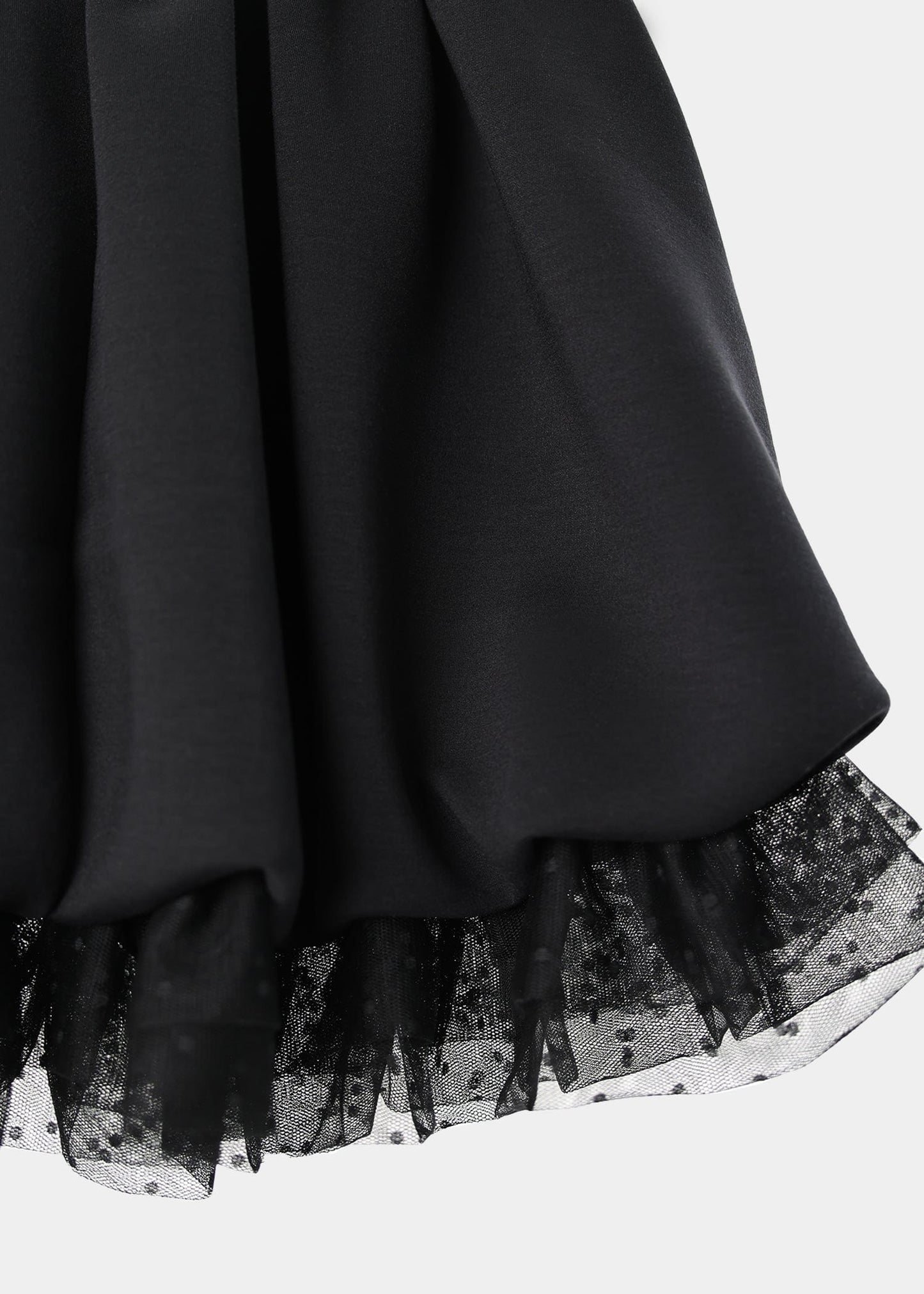 JERSEY BALLOON SHAH SKIRT BLACK-SAENGIN STUDIOS-APOC STORE