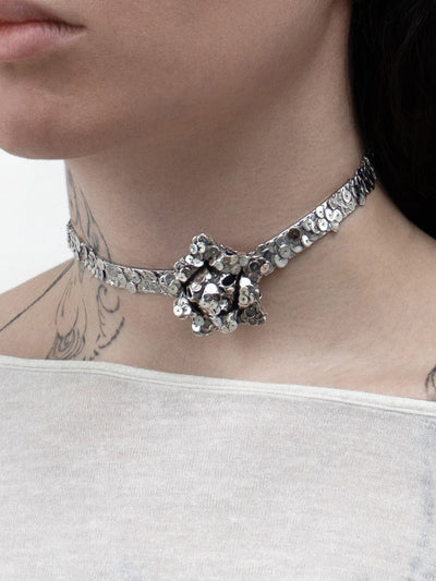 SEQUIN GIFT WRAP CHOKER-RAPHAEL EVERDEEN-APOC STORE
