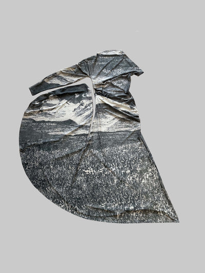 Printed jersey dress-Nensi Avetisian-APOC STORE