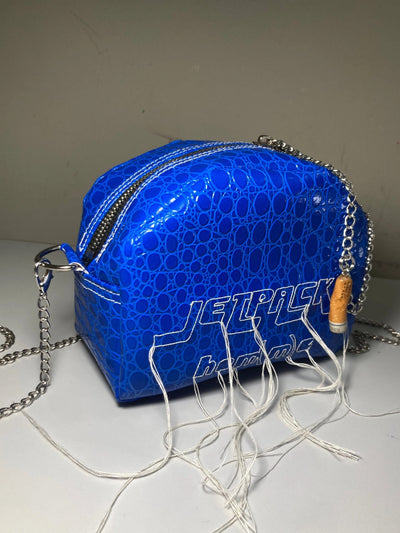 Embroidered Mini Bag Blue-Jetpack Hom(m)e-APOC STORE