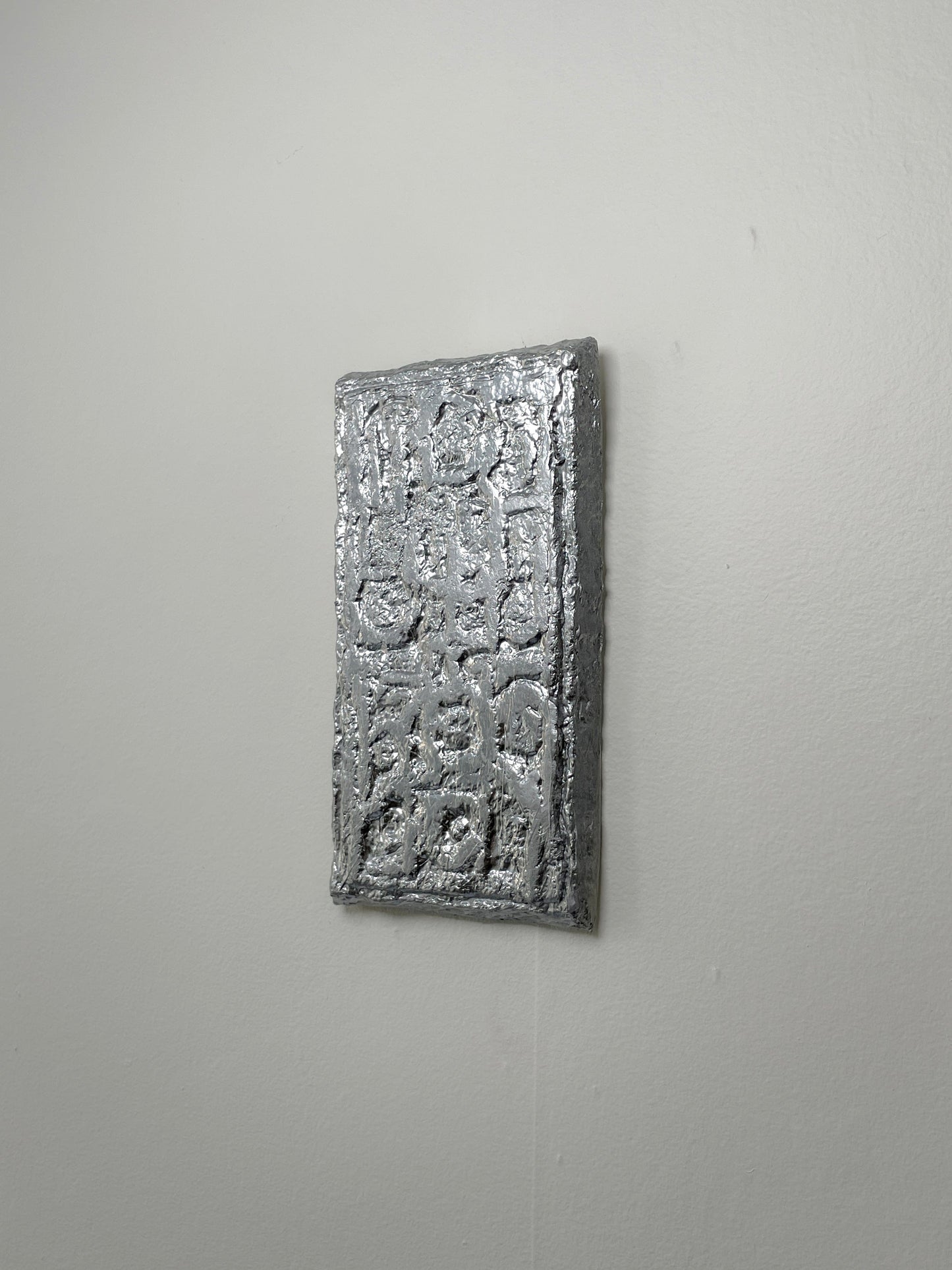 Silver Coated Wall Piece-Sisse Bjerre-APOC STORE