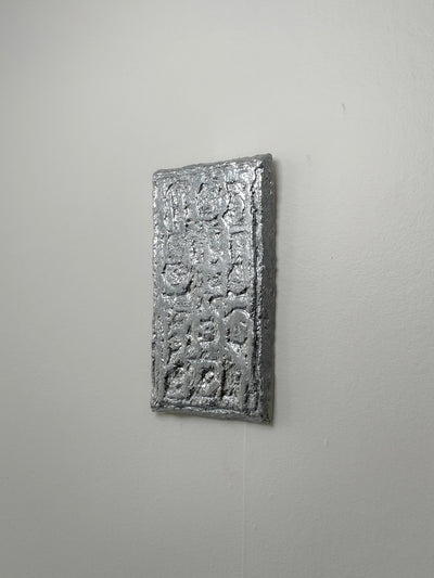 Silver Coated Wall Piece-Sisse Bjerre-APOC STORE