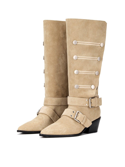 Napoleon Western Boots Brown-EMPTY BEHAVIOR-APOC STORE