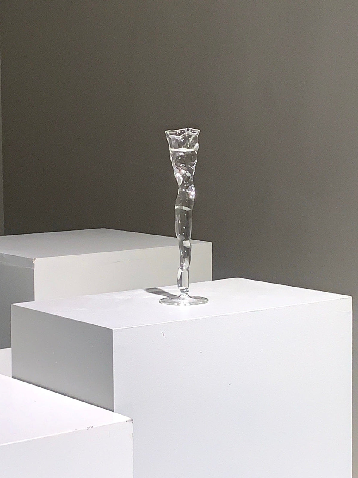 Set of Glasses 0005 – Sculptural Borosilicate Wine Glasses-Rain and Rivers-APOC STORE