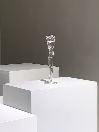 Set of Glasses 0005 – Sculptural Borosilicate Wine Glasses-Rain and Rivers-APOC STORE