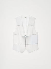White block printed Jersey vest 001 _ White-Taekh-APOC STORE