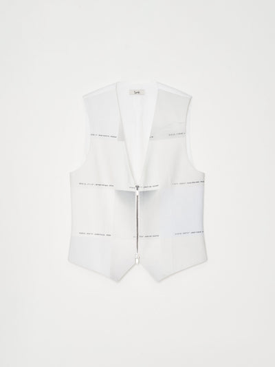 White block printed Jersey vest 001 _ White-Taekh-APOC STORE