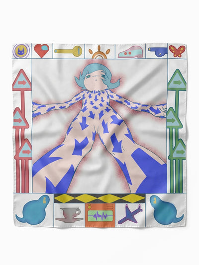 chöke.hq “Daydream” Silk Scarf – Inner Journey Theme-Chöke-APOC STORE