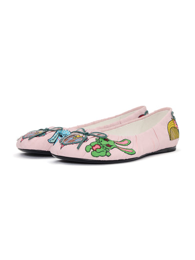BAGGY BALLET FLATS BABY PINK-BHIVE-APOC STORE