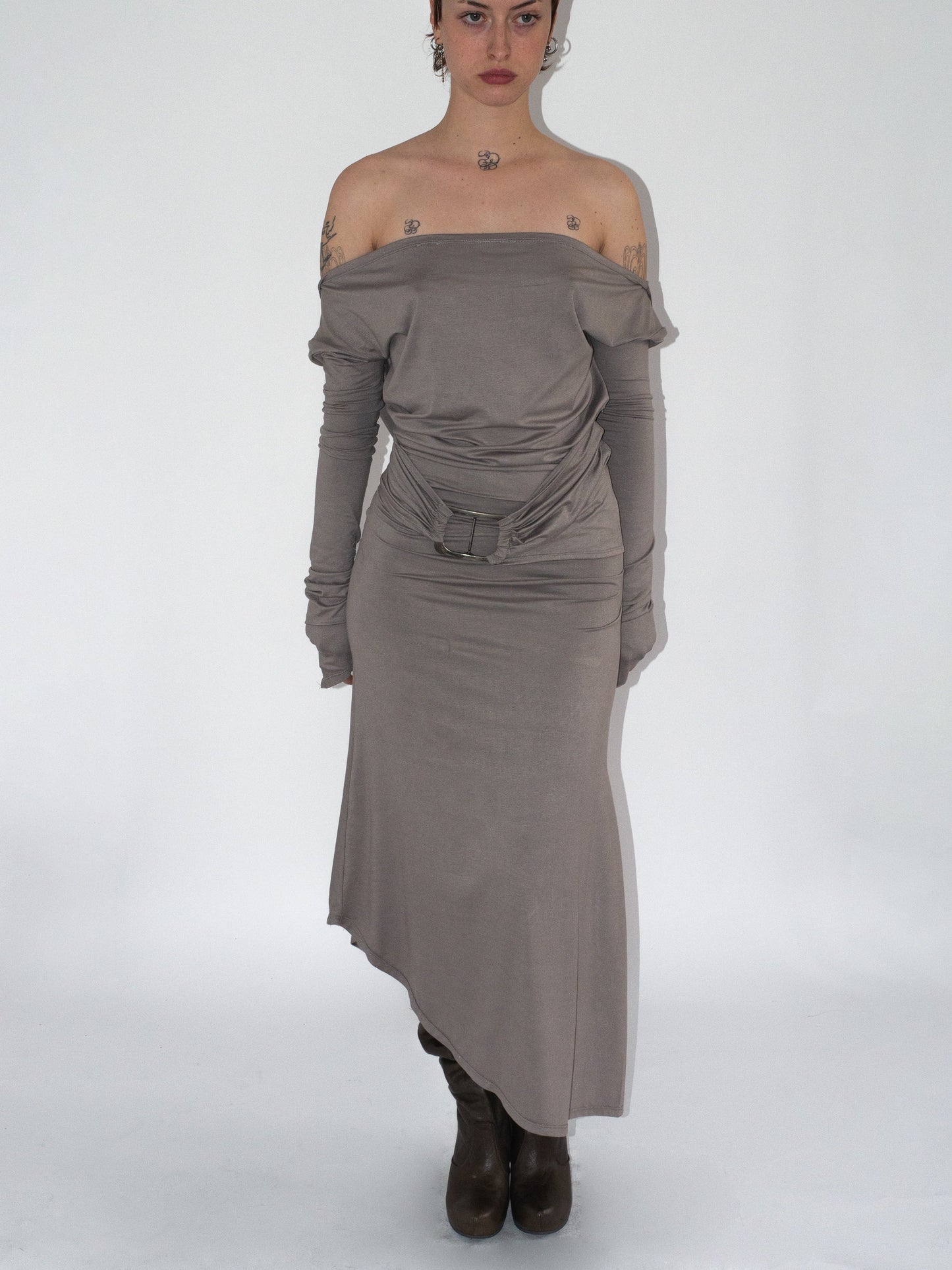 BUCKLE DRESS-Kenza Iatrides-APOC STORE