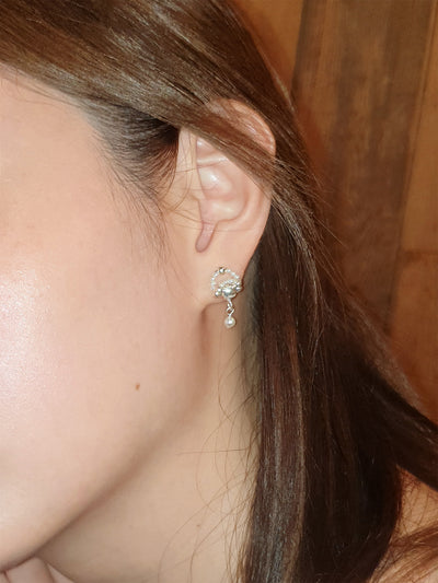 Magic Orb of Fairy Breath Earrings - Pearl-Jaekim-APOC STORE