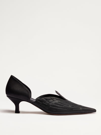 VCRN D'ORSAY PUMPS BLACK-Invasive Modification-APOC STORE