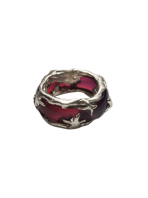 POWER RING RED-Colombe d’Humieres-APOC STORE