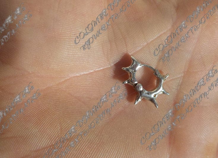 SMALL SPIKY HOOPS-Colombe d’Humieres-APOC STORE