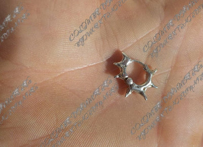 SMALL SPIKY HOOPS-Colombe d’Humieres-APOC STORE