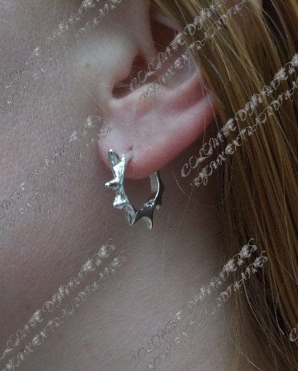 MEDIUM SPIKY HOOPS-Colombe d’Humieres-APOC STORE