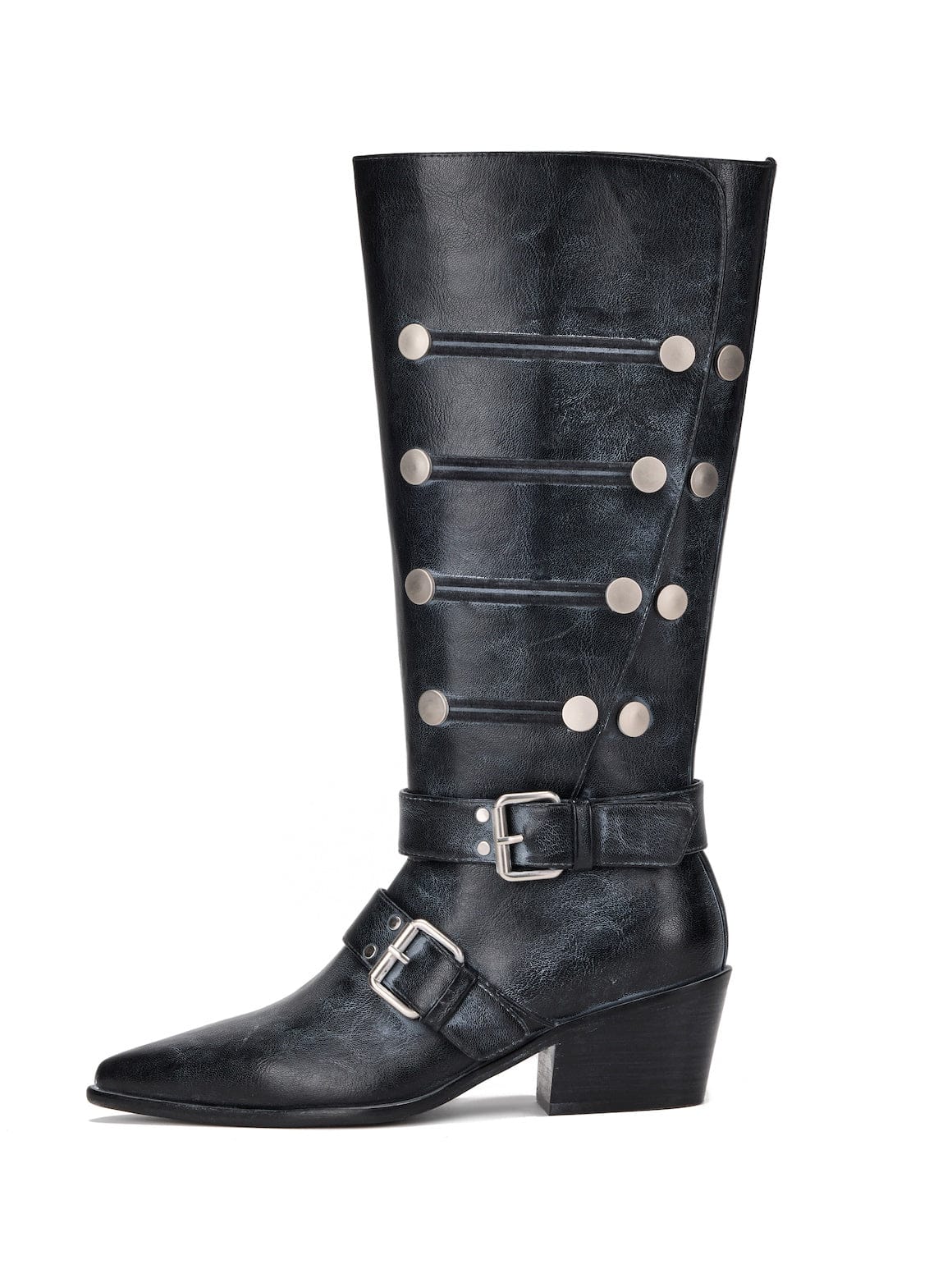 Napoleon Western Boots Black-EMPTY BEHAVIOR-APOC STORE