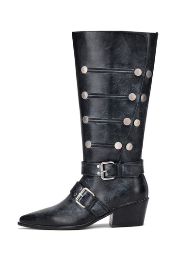 Napoleon Western Boots Black-EMPTY BEHAVIOR-APOC STORE