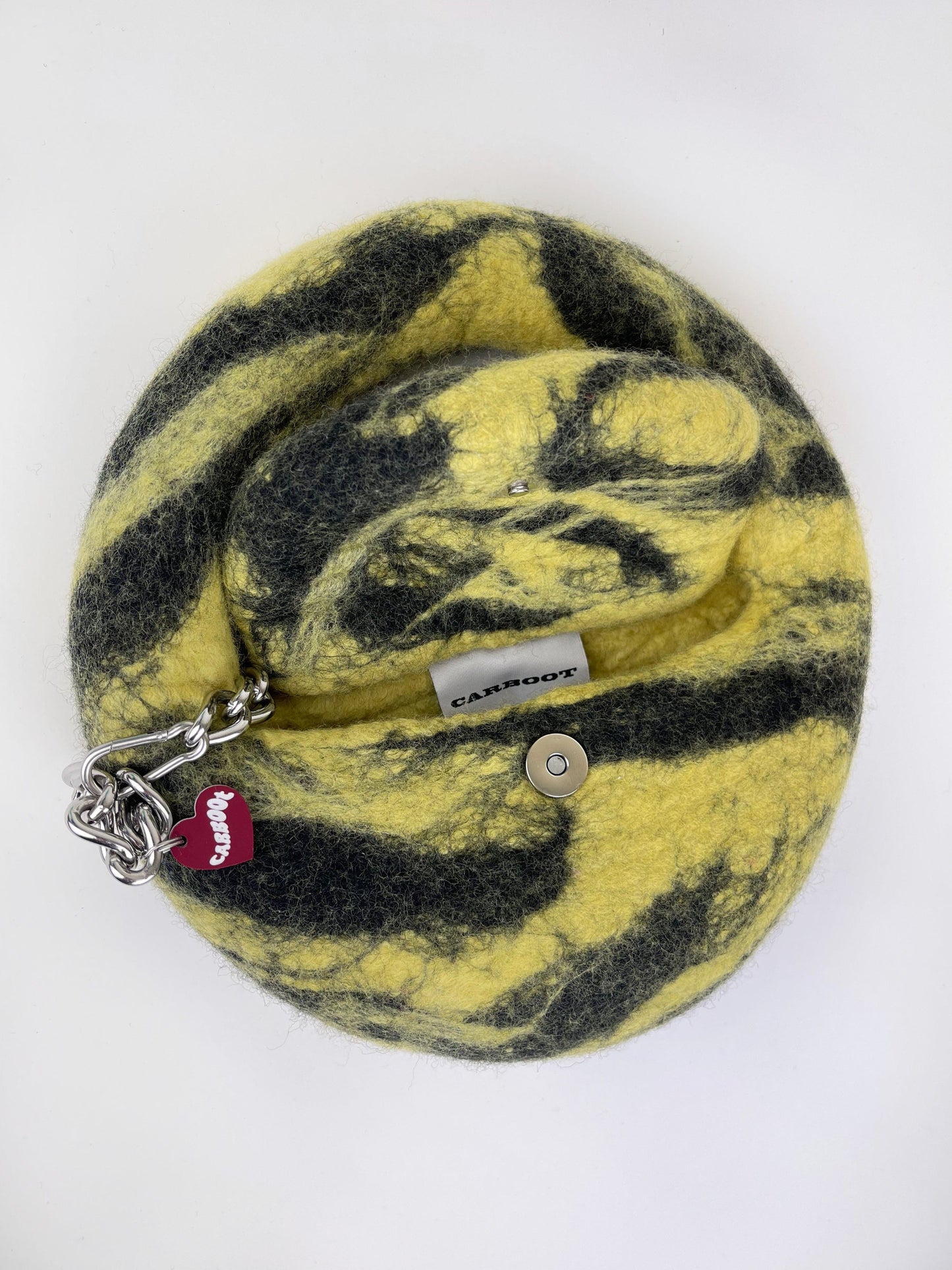 1 of 1 Mini Round Bag - Yellow / Black-Carboot-APOC STORE