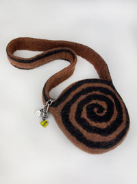 1 of 1 Crossbody Swirl Bag - Choc / Black-Carboot-APOC STORE