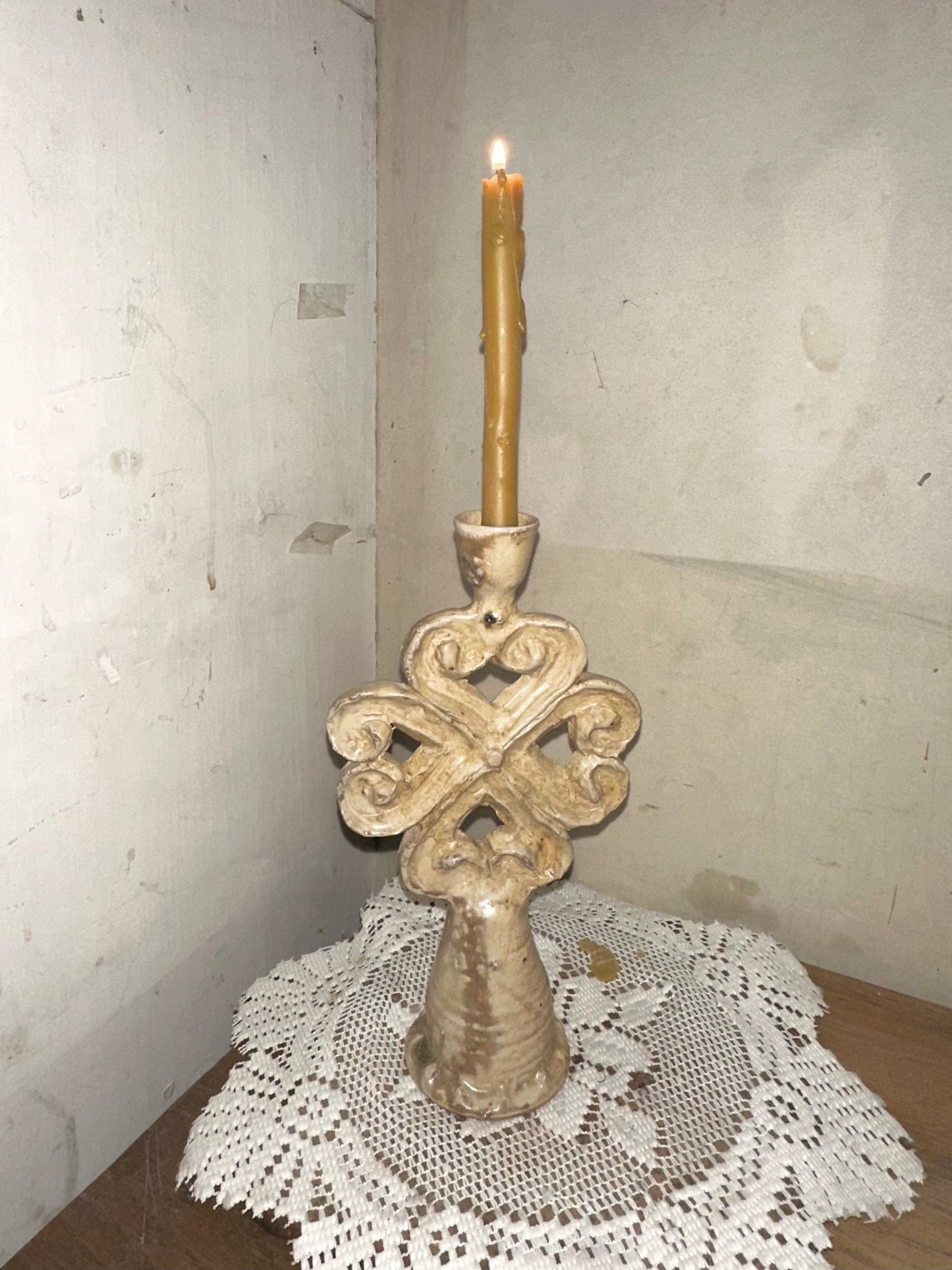 four of hearts candle holder-Ola Lewczyk-APOC STORE