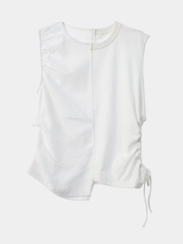 HALF SHA VEST WHITE-SAENGIN STUDIOS-APOC STORE