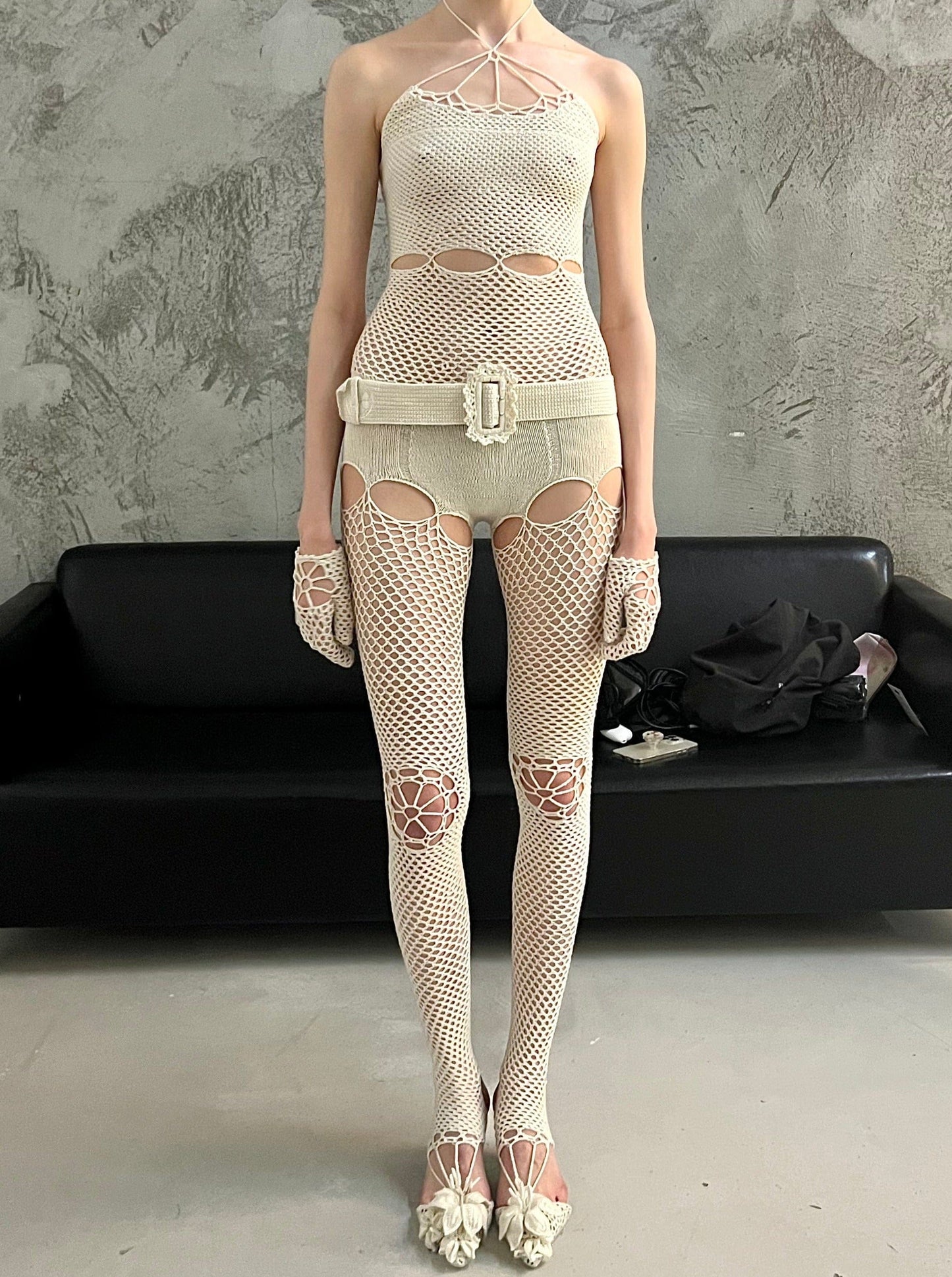 Crochet Catsuit-Nastyamasha-APOC STORE