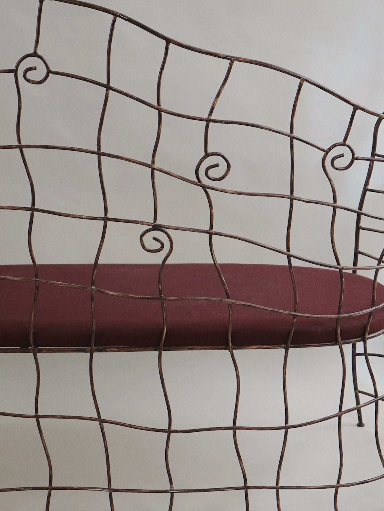 Scrollwork Iron Bench-Myakin-APOC STORE