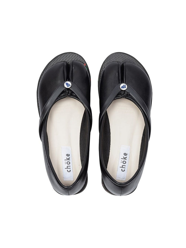 chöke Tabi Sandals in black-chöke-APOC STORE