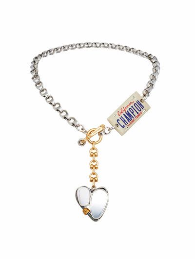 Vintage Motorcycle License Plate Choker-TRINITE Studio-APOC STORE