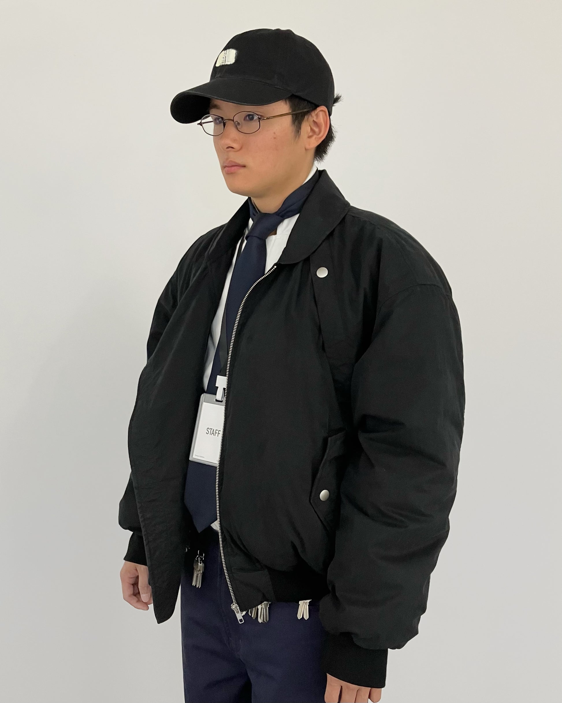 HIDDEN POCKET BLOUSON BLACK-EGNARTS-APOC STORE