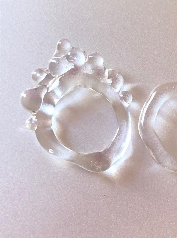 Ring 00067 Transparent-Rain and Rivers-APOC STORE