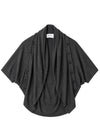 Convertible Dual Cardigan in Grey-PAIDEN-APOC STORE