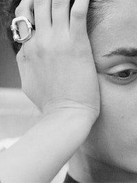 Hatch Ring Large-Zohra Rahman-APOC STORE