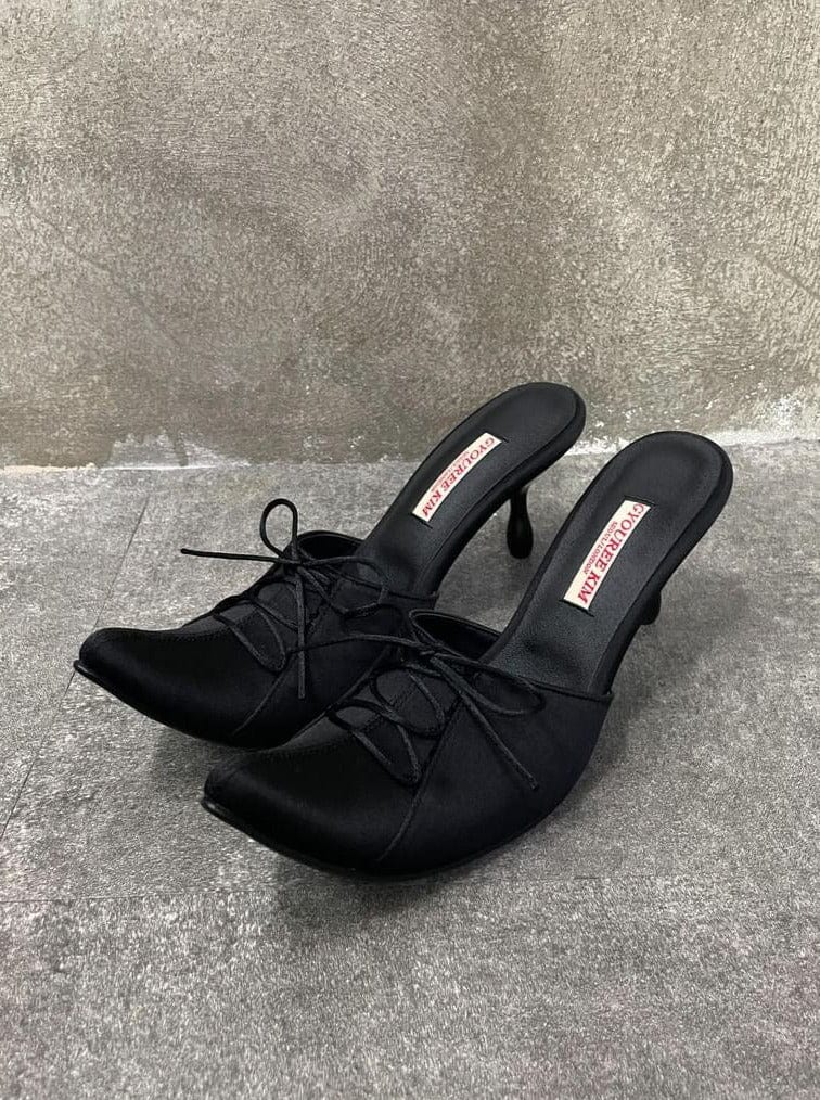 Black Pixie Heels-Gyouree Kim-APOC STORE