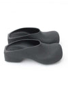 Heeled Clogs - Black-BODY AMPLIFICATION DEVICES-APOC STORE