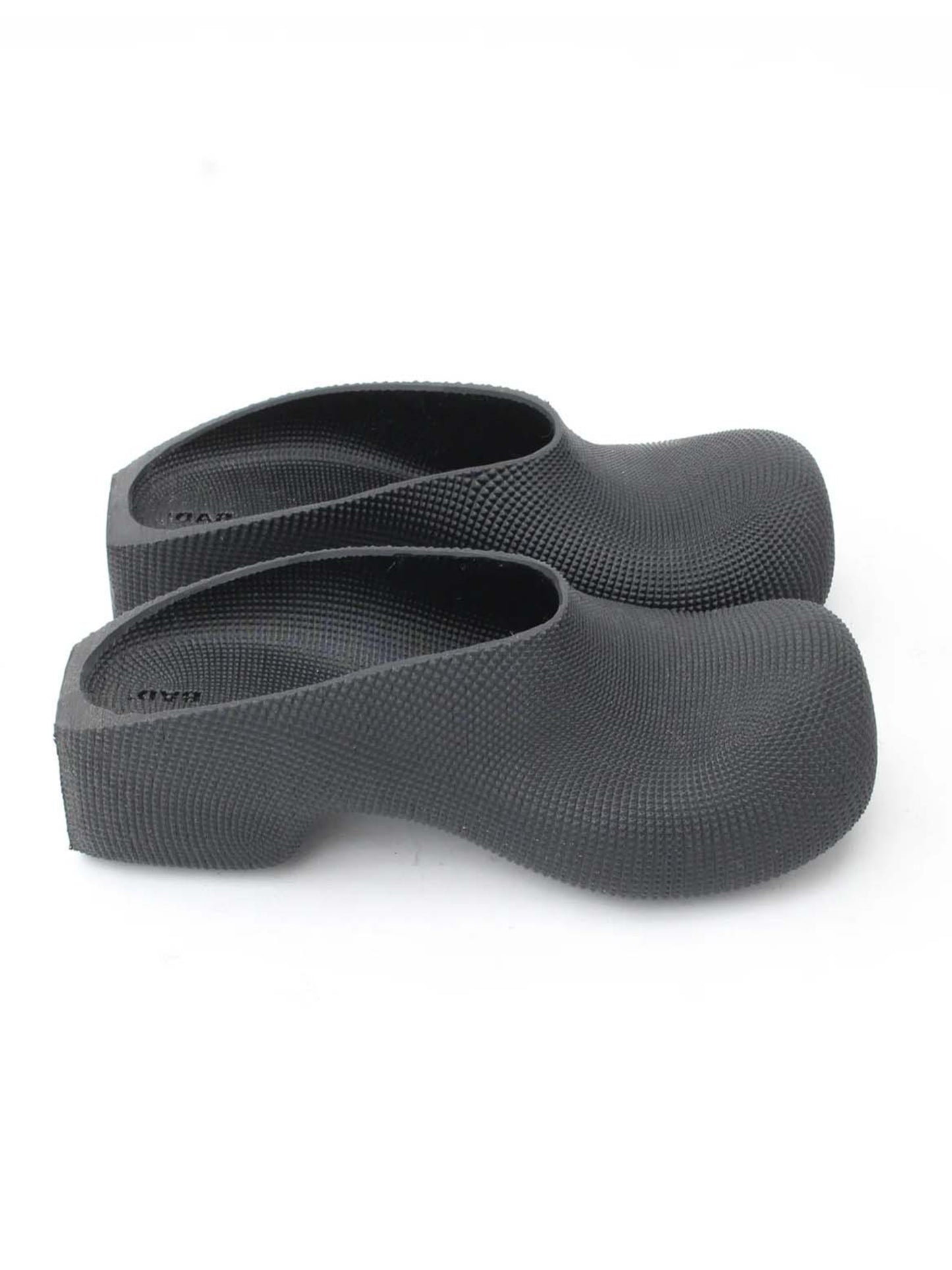 Heeled Clogs - Black-BODY AMPLIFICATION DEVICES-APOC STORE