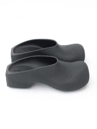 Heeled Clogs - Black-BODY AMPLIFICATION DEVICES-APOC STORE