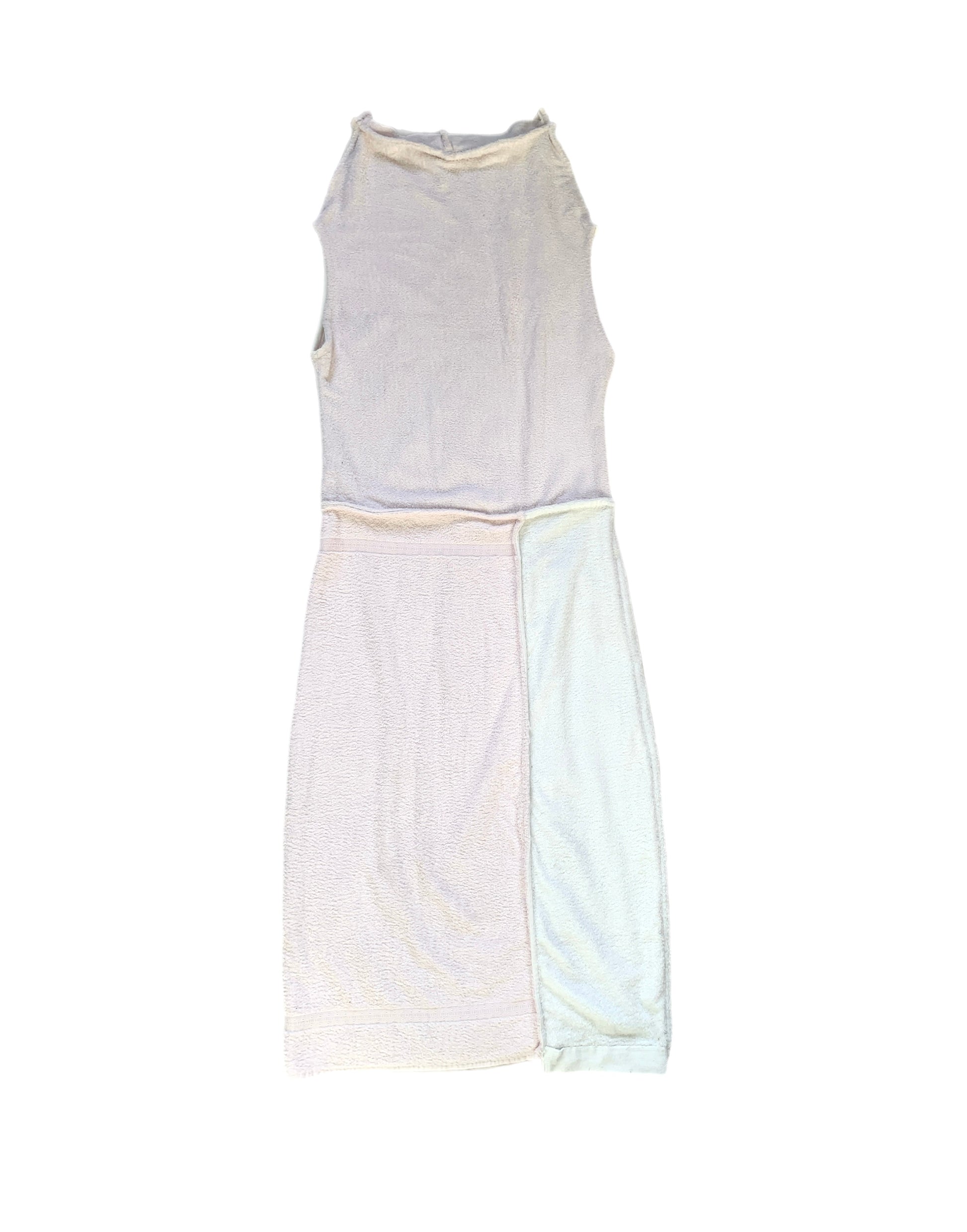Mondrian Sleeveless Towel Dress-Polyhedron-APOC STORE